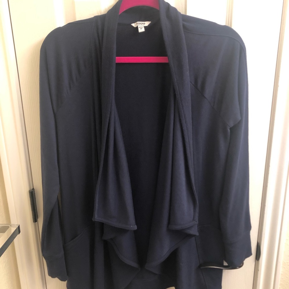 Sonoma navy cardigan